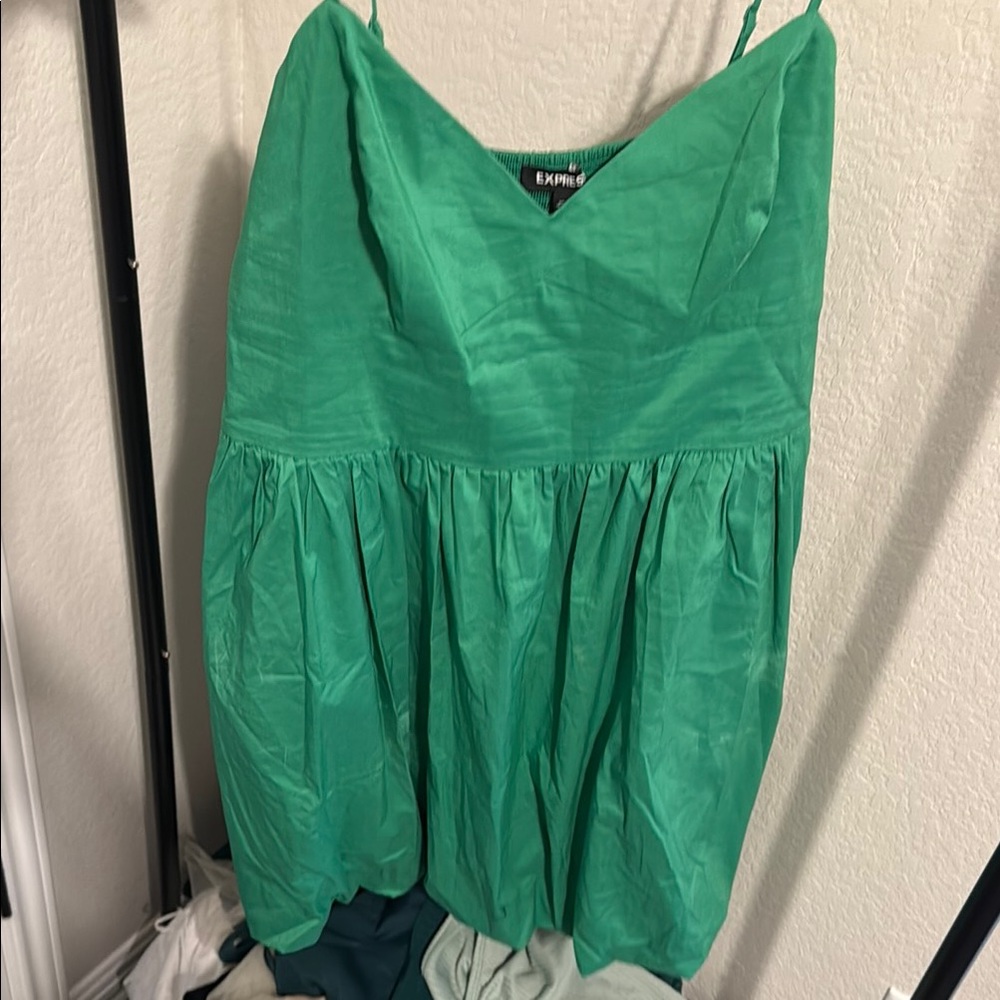 Green Empire Dress